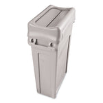 Swing Lid for Slim Jim Waste Container, Gray