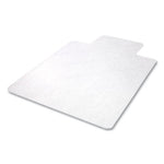 Antimicrobial Chair Mat, Rectangular, 48 x 36, Clear