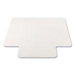 Antimicrobial Chair Mat, Rectangular, 48 x 36, Clear