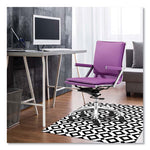 FashionMat Chair Mat, Rectangular, 35 x 40, Diamonds