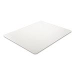 Antimicrobial Chair Mat, Medium Pile Carpet, 60 x 46, Rectangular, Clear