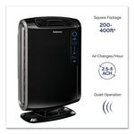 HEPA and Carbon Filtration Air Purifiers, 200 to 400 sq ft Room Capacity, Black