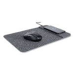 Powertrack Wireless Charging Mouse Pad, 13 x 8.75, Gray