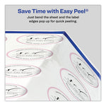 Printable Self-Adhesive Permanent ID Labels w/Sure Feed, 0.75" dia, Clear, 400/PK