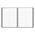 Contemporary Lite Weekly/Monthly Planner, 8.75 x 7, Black Simulated Leather Cover, 12-Month (Jan to Dec): 2024