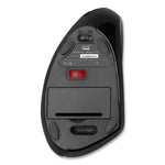 iMouse E10 Wireless Vertical Ergonomic USB Mouse, 2.4 GHz Frequency/33 ft Wireless Range, Right Hand Use, Black