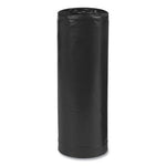 Linear Low Density Recycled Can Liners, 60 gal, 1.25 mil, 38" x 58", Black, 10 Bags/Roll, 10 Rolls/Carton