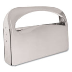 Toilet Seat Cover Dispenser, 16 x 3 x 11.5, Chrome