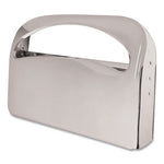 Toilet Seat Cover Dispenser, 16 x 3 x 11.5, Chrome