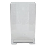 Clear Plexiglas Disposable Glove Dispenser, 1-Box, Plexiglas, Clear, 5.5 x 3.75 x 10