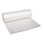 Recycled Low-Density Polyethylene Can Liners, 45 gal, 1.4 mil, 40" x 46", Clear, 10 Bags/Roll, 10 Rolls/Carton