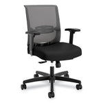 Convergence Mid-Back Task Chair, Synchro-Tilt and Seat Glide, Supports Up to 275 lb, Black