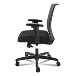 Convergence Mid-Back Task Chair, Synchro-Tilt and Seat Glide, Supports Up to 275 lb, Black