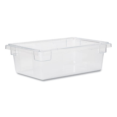 Food/Tote Boxes, 3.5 gal, 18 x 12 x 6, Clear, Plastic