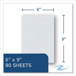 Enviroshades Steno Notepad, Gregg Rule, White Cover, 80 Gray 6 x 9 Sheets, 4/Pack