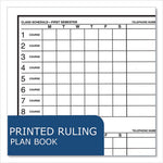 Student Plan Book, 40-Weeks: Six-Subject Day, Blue/White Cover, (100) 11 x 8.5 Sheets