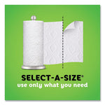 Select-a-Size Kitchen Roll Paper Towels, 2-Ply, White, 5.9 x 11, 110 Sheets/Roll, 6 Rolls/Carton