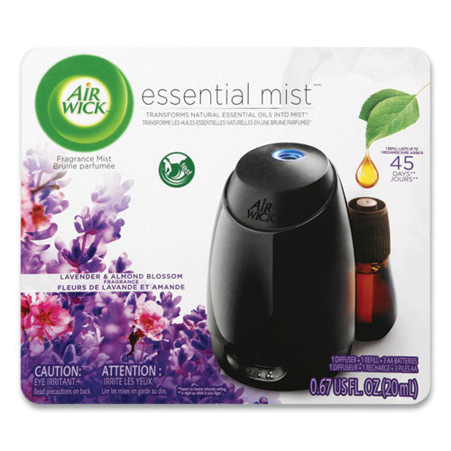 Essential Mist Starter Kit, Lavender and Almond Blossom, 0.67 oz Bottle