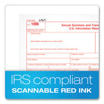 1099-DIV Tax Forms for Inkjet/Laser Printers, Fiscal Year: 2023, Five-Part Carbonless, 8 x 5.5, 2 Forms/Sheet, 24 Forms Total