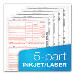 1099-DIV Tax Forms for Inkjet/Laser Printers, Fiscal Year: 2023, Five-Part Carbonless, 8 x 5.5, 2 Forms/Sheet, 24 Forms Total