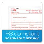 1099-INT Tax Forms for Inkjet/Laser Printers, Fiscal Year: 2023, Five-Part Carbonless, 8 x 5.5, 2 Forms/Sheet, 24 Forms Total