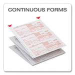 1099-NEC Continuous Tax Forms, Fiscal Year: 2023, Four-Part Carbonless, 8.5 x 5.5, 2 Forms/Sheet, 24 Forms Total