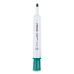 Dry Erase Marker, Broad Chisel Tip, Green, Dozen