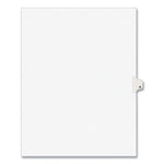 Preprinted Legal Exhibit Side Tab Index Dividers, Avery Style, 26-Tab, N, 11 x 8.5, White, 25/Pack, (1414)