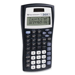 TI-30X IIS Scientific Calculator, 10-Digit LCD, Black