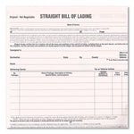 Snap-A-Way Bill of Lading, Short Form, Three-Part Carbonless, 7 x 8.5, 250 Forms Total