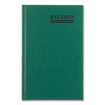 Emerald Series Account Book, Green Cover, 9.63 x 6.25 Sheets, 200 Sheets/Book