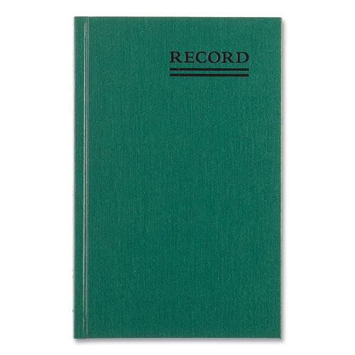 Emerald Series Account Book, Green Cover, 9.63 x 6.25 Sheets, 200 Sheets/Book