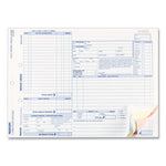 Speediset Four-Part Auto Repair Form, Four-Part Carbonless, 11 x 8.5, 50 Forms Total