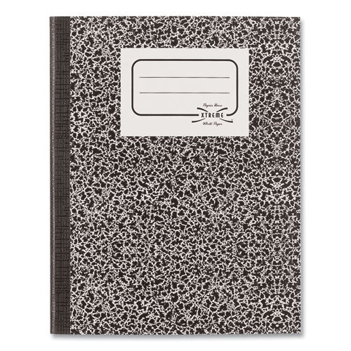 Composition Book, Wide/Legal Rule, Black Marble Cover, (80) 10 x 7.88 Sheets