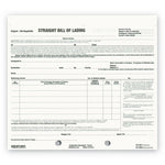 Snap-A-Way Bill of Lading, Short Form, Three-Part Carbonless, 7 x 8.5, 250 Forms Total