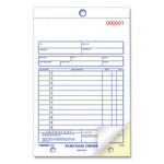 Purchase Order Book, 12 Lines, Two-Part Carbonless, 5.5 x 7.88, 50 Forms Total