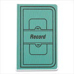 Tuff Series Record Book, Green Cover, 12 x 7.5 Sheets, 500 Sheets/Book