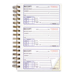 Gold Standard Money Receipt Book, Two-Part Carbonless, 5 x 2.75, 3 Forms/Sheet, 225 Forms Total