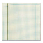 Computation Notebook, Quadrille Rule (4 sq/in), Brown Cover, (75) 11.75 x 9.25 Sheets