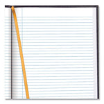 Executive Notebook with Ribbon Bookmark, 1-Subject, Medium/College Rule, Blue Cover, (75) 11 x 8.5 Sheets