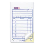 Sales Book, 12 Lines, Two-Part Carbonless, 3.63 x 6.38, 50 Forms Total