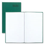 Emerald Series Account Book, Green Cover, 12.25 x 7.25 Sheets, 150 Sheets/Book