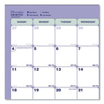 Academic 13-Month Desk Pad Calendar, 11 x 8.5, Black Binding, 13-Month (July to July): 2023 to 2024