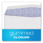 1099 Double Window Envelope, Commercial Flap, Gummed Closure, 3.75 x 8.75, White, 24/Pack