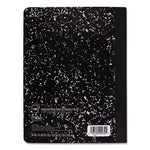 Square Deal Composition Book, 3-Subject, Wide/Legal Rule, Black Cover, (100) 9.75 x 7.5 Sheets, 12/Pack