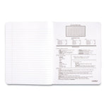 Square Deal Composition Book, 3-Subject, Wide/Legal Rule, Black Cover, (100) 9.75 x 7.5 Sheets, 12/Pack