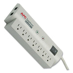 SurgeArrest Personal Power Surge Protector, 7 AC Outlets, 6 ft Cord, 240 J, Beige