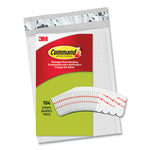 Poster Strips, Removable, Holds Up to 1 lb per Pair, Small, 0.63 x 1.75, White, 104/Pack