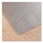 Cleartex Advantagemat Phthalate Free PVC Chair Mat for Low Pile Carpet, 48 x 36, Clear