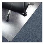 Cleartex Advantagemat Phthalate Free PVC Chair Mat for Low Pile Carpet, 53 x 45, Clear